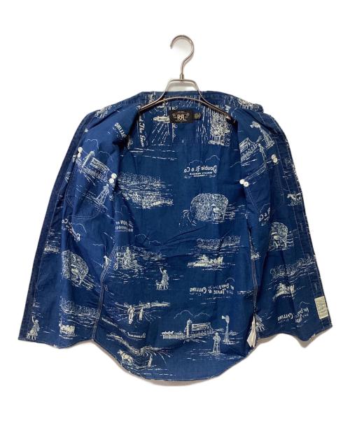 RRL（ダブルアールエル）RRL (ダブルアールエル) 半袖シャツ インディゴ サイズ:Sの古着・服飾アイテム
