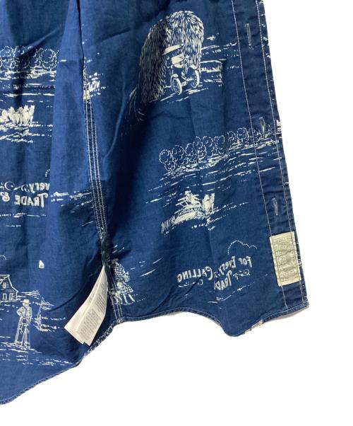 RRL（ダブルアールエル）RRL (ダブルアールエル) 半袖シャツ インディゴ サイズ:Sの古着・服飾アイテム
