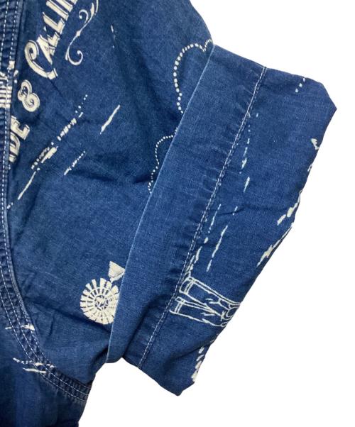 RRL（ダブルアールエル）RRL (ダブルアールエル) 半袖シャツ インディゴ サイズ:Sの古着・服飾アイテム