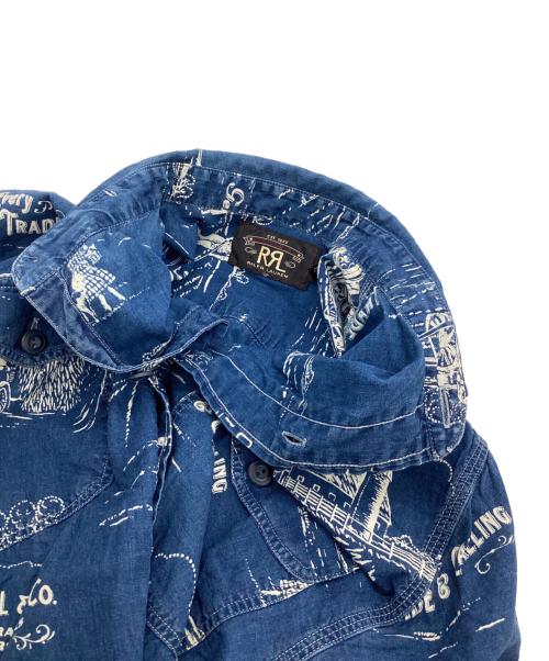 RRL（ダブルアールエル）RRL (ダブルアールエル) 半袖シャツ インディゴ サイズ:Sの古着・服飾アイテム