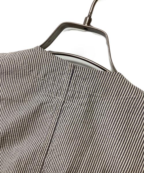 RRL（ダブルアールエル）RRL (ダブルアールエル) ジレ グレー×ホワイト サイズ:Mの古着・服飾アイテム