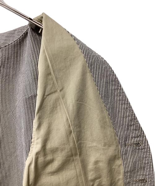 RRL（ダブルアールエル）RRL (ダブルアールエル) ジレ グレー×ホワイト サイズ:Mの古着・服飾アイテム