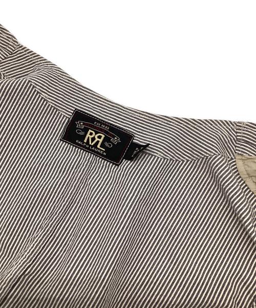 RRL（ダブルアールエル）RRL (ダブルアールエル) ジレ グレー×ホワイト サイズ:Mの古着・服飾アイテム