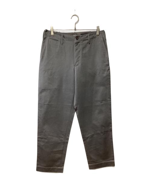 AURALEE（オーラリー）AURALEE (オーラリー) ワイドチノパン グレー サイズ:4の古着・服飾アイテム