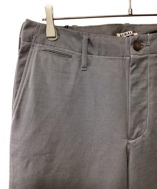 AURALEE（オーラリー）AURALEE (オーラリー) ワイドチノパン グレー サイズ:4の古着・服飾アイテム