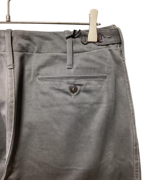 AURALEE（オーラリー）AURALEE (オーラリー) ワイドチノパン グレー サイズ:4の古着・服飾アイテム