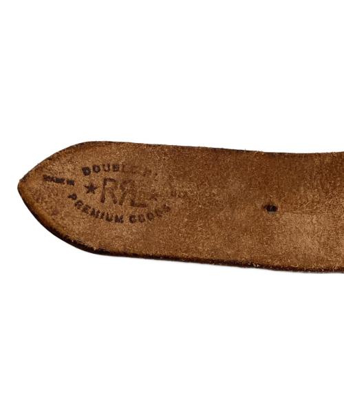 RRL（ダブルアールエル）RRL (ダブルアールエル) レザーベルト ブラウンの古着・服飾アイテム