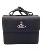 Vivienne Westwoodヴィヴィアンウエストウッド）の古着「レザーショルダーバッグ」｜ブラック