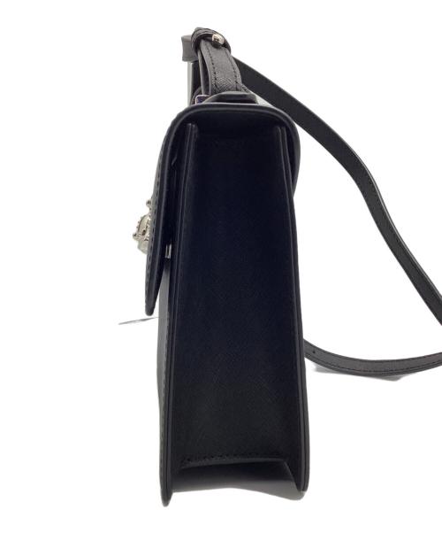 Vivienne Westwood（ヴィヴィアンウエストウッド）Vivienne Westwood (ヴィヴィアンウエストウッド) レザーショルダーバッグ ブラックの古着・服飾アイテム