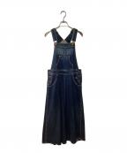 BURBERRY BLUE LABELバーバリー ブルー レーベル）の古着「デニムジャンパースカート」｜インディゴ