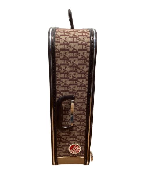 HYSTERIC MINI（ヒステリックミニ）HYSTERIC MINI (ヒステリックミニ) キャリーケース ベージュ×ブラウンの古着・服飾アイテム