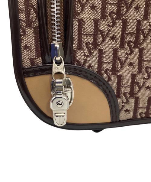 HYSTERIC MINI（ヒステリックミニ）HYSTERIC MINI (ヒステリックミニ) キャリーケース ベージュ×ブラウンの古着・服飾アイテム