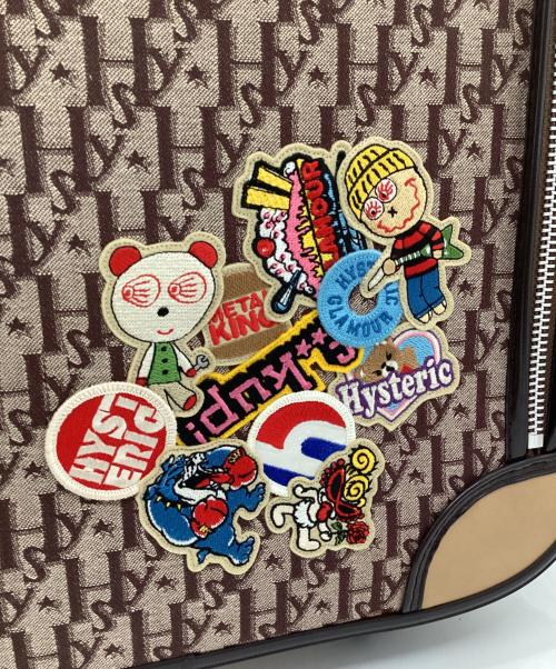 HYSTERIC MINI（ヒステリックミニ）HYSTERIC MINI (ヒステリックミニ) キャリーケース ベージュ×ブラウンの古着・服飾アイテム