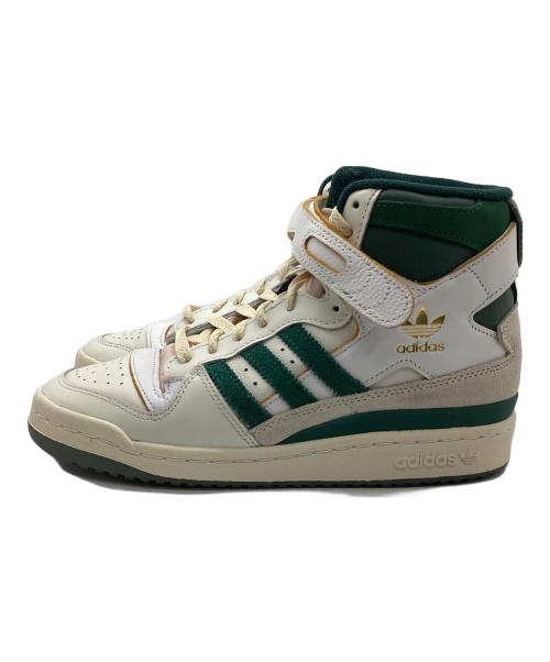 adidas（アディダス）adidas (アディダス) ハイカットスニーカー グリーン×ホワイト サイズ:245の古着・服飾アイテム