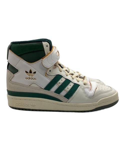 adidas（アディダス）adidas (アディダス) ハイカットスニーカー グリーン×ホワイト サイズ:245の古着・服飾アイテム