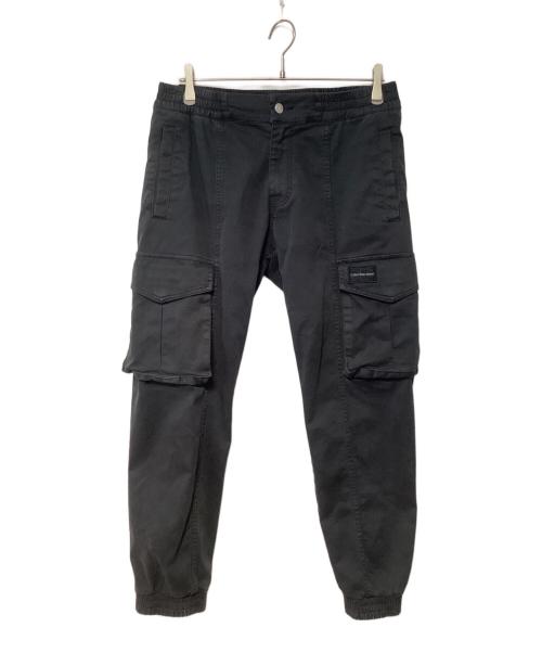 Calvin Klein Jeans（カルバンクラインジーンズ）Calvin Klein Jeans (カルバンクラインジーンズ) カーゴパンツ ブラック サイズ:Sの古着・服飾アイテム