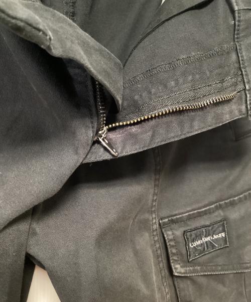 Calvin Klein Jeans（カルバンクラインジーンズ）Calvin Klein Jeans (カルバンクラインジーンズ) カーゴパンツ ブラック サイズ:Sの古着・服飾アイテム