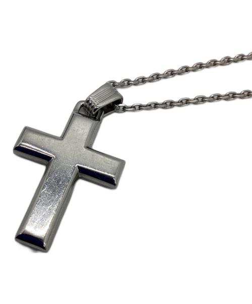 EMPORIO ARMANI（エンポリオ アルマーニ）EMPORIO ARMANI (エンポリオ アルマーニ) クロスネックレス シルバーカラーの古着・服飾アイテム