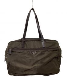 PRADA（プラダ）の古着「ブリーフケース」｜ブラウン