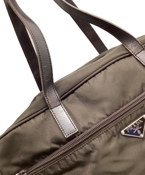 PRADA（プラダ）PRADA (プラダ) ブリーフケース ブラウンの古着・服飾アイテム