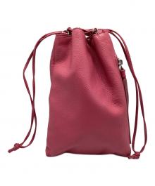 HERGOPOCH（エルゴポック）の古着「巾着バッグ」｜ショッキングピンク