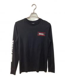 DIESEL（ディーゼル）の古着「長袖カットソー」｜ブラック