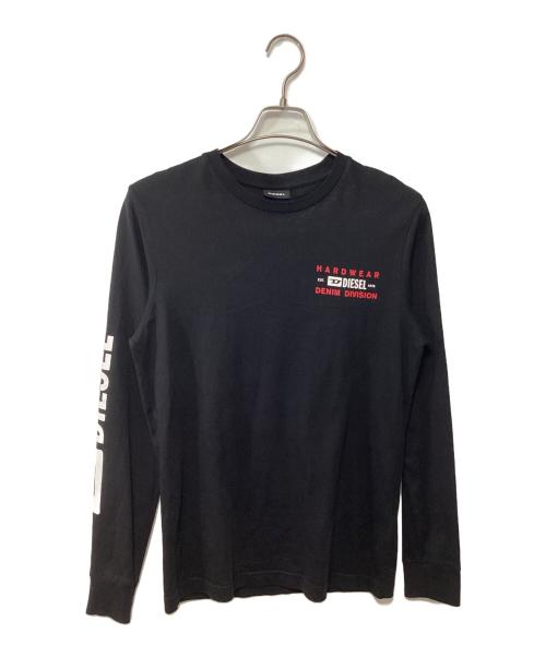 DIESEL（ディーゼル）DIESEL (ディーゼル) 長袖カットソー ブラック サイズ:Sの古着・服飾アイテム