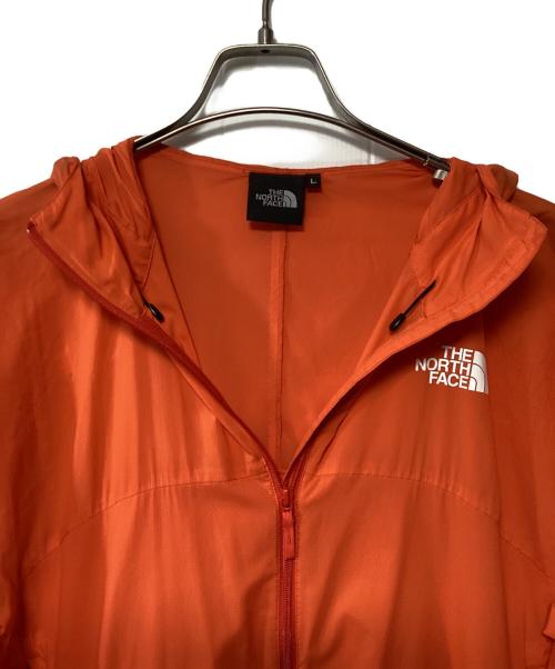 THE NORTH FACE（ザ ノース フェイス）THE NORTH FACE (ザ ノース フェイス) ストレッチスワローテイルフーディ オレンジ サイズ:Lの古着・服飾アイテム