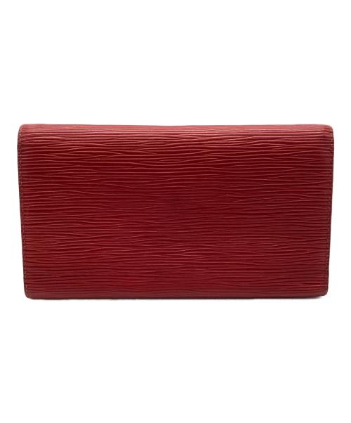 LOUIS VUITTON（ルイ ヴィトン）LOUIS VUITTON (ルイ ヴィトン) ポルトトレゾール・インターナショナル レッドの古着・服飾アイテム
