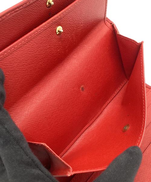 LOUIS VUITTON（ルイ ヴィトン）LOUIS VUITTON (ルイ ヴィトン) ポルトトレゾール・インターナショナル レッドの古着・服飾アイテム