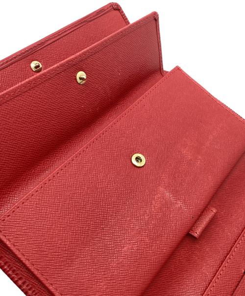 LOUIS VUITTON（ルイ ヴィトン）LOUIS VUITTON (ルイ ヴィトン) ポルトトレゾール・インターナショナル レッドの古着・服飾アイテム