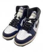 NIKEナイキ）の古着「AIR JORDAN 1 RETRO HIGH OG」｜ネイビー×ホワイト×ブラック