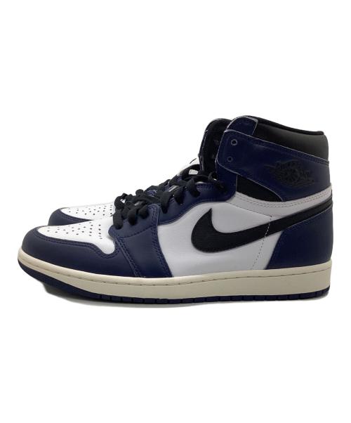 NIKE（ナイキ）NIKE (ナイキ) AIR JORDAN 1 RETRO HIGH OG ネイビー×ホワイト×ブラック サイズ:28.5の古着・服飾アイテム
