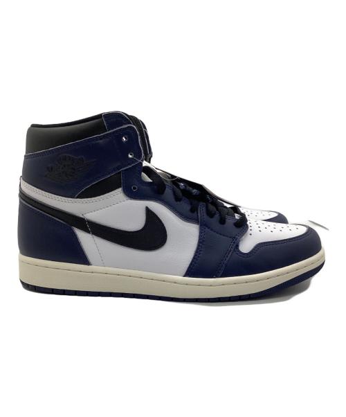 NIKE（ナイキ）NIKE (ナイキ) AIR JORDAN 1 RETRO HIGH OG ネイビー×ホワイト×ブラック サイズ:28.5の古着・服飾アイテム