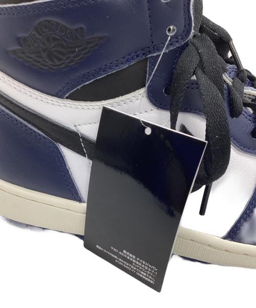 NIKE（ナイキ）NIKE (ナイキ) AIR JORDAN 1 RETRO HIGH OG ネイビー×ホワイト×ブラック サイズ:28.5の古着・服飾アイテム