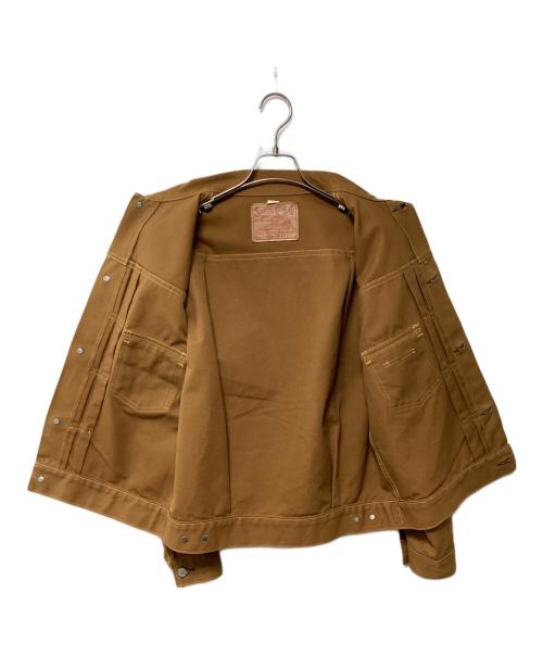 SUGAR CANE（シュガーケーン）SUGAR CANE (シュガーケーン) 13oz. BROWN DUCK JACKET 1953 マスタード サイズ:40の古着・服飾アイテム