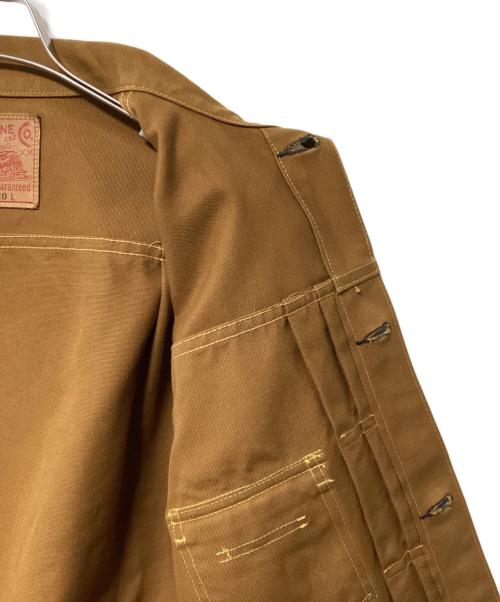 SUGAR CANE（シュガーケーン）SUGAR CANE (シュガーケーン) 13oz. BROWN DUCK JACKET 1953 マスタード サイズ:40の古着・服飾アイテム