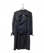 Aquascutumアクアスキュータム）の古着「ライナー付トレンチコート」｜ネイビー