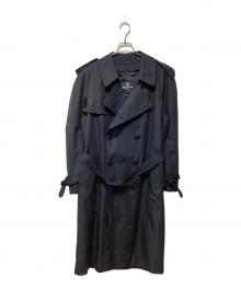 Aquascutum（アクアスキュータム）の古着「ライナー付トレンチコート」｜ネイビー