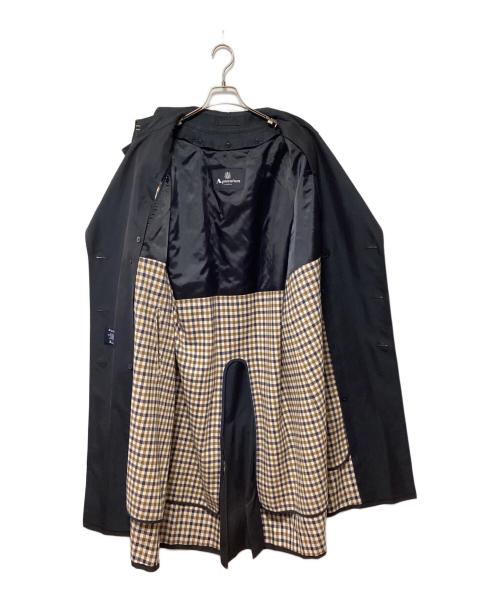 Aquascutum（アクアスキュータム）Aquascutum (アクアスキュータム) ライナー付トレンチコート ネイビー サイズ:40の古着・服飾アイテム