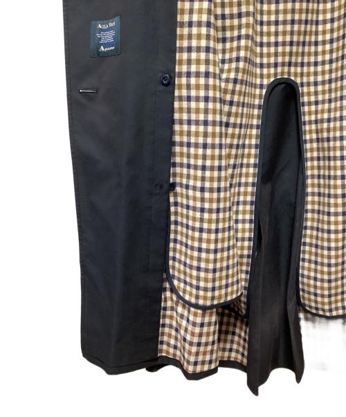 Aquascutum（アクアスキュータム）Aquascutum (アクアスキュータム) ライナー付トレンチコート ネイビー サイズ:40の古着・服飾アイテム