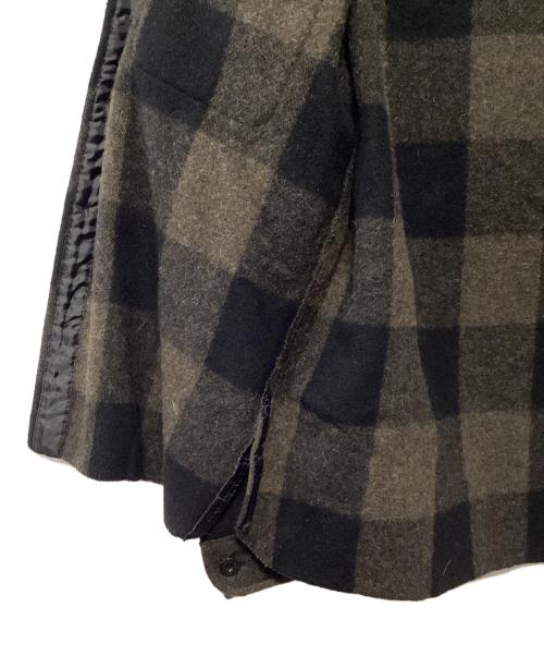 HIDE AND SEEK（ハイドアンドシーク）HIDE AND SEEK (ハイドアンドシーク) 長袖シャツ ブラウン×ブラック サイズ:Mの古着・服飾アイテム