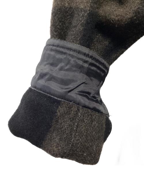 HIDE AND SEEK（ハイドアンドシーク）HIDE AND SEEK (ハイドアンドシーク) 長袖シャツ ブラウン×ブラック サイズ:Mの古着・服飾アイテム