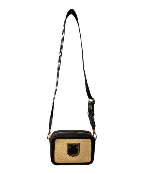 FURLA（フルラ）FURLA (フルラ) ショルダーバッグ ナチュラル×ブラックの古着・服飾アイテム