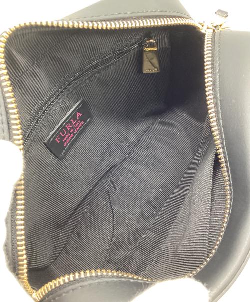FURLA（フルラ）FURLA (フルラ) ショルダーバッグ ナチュラル×ブラックの古着・服飾アイテム