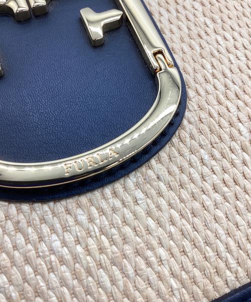 FURLA（フルラ）FURLA (フルラ) ショルダーバッグ ナチュラル×ブラックの古着・服飾アイテム