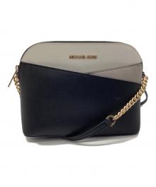 MICHAEL KORS（マイケル・コース）の古着「ショルダーバッグ」｜ブラック×グレー×アイボリー