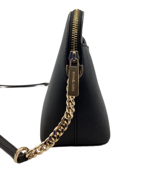 MICHAEL KORS（マイケル・コース）MICHAEL KORS (マイケル・コース) ショルダーバッグ ブラック×グレー×アイボリーの古着・服飾アイテム