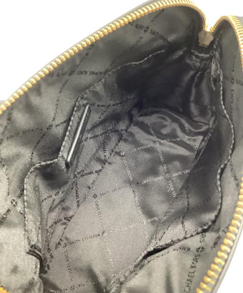 MICHAEL KORS（マイケル・コース）MICHAEL KORS (マイケル・コース) ショルダーバッグ ブラック×グレー×アイボリーの古着・服飾アイテム