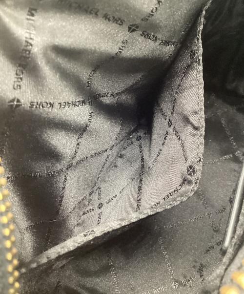 MICHAEL KORS（マイケル・コース）MICHAEL KORS (マイケル・コース) ショルダーバッグ ブラック×グレー×アイボリーの古着・服飾アイテム